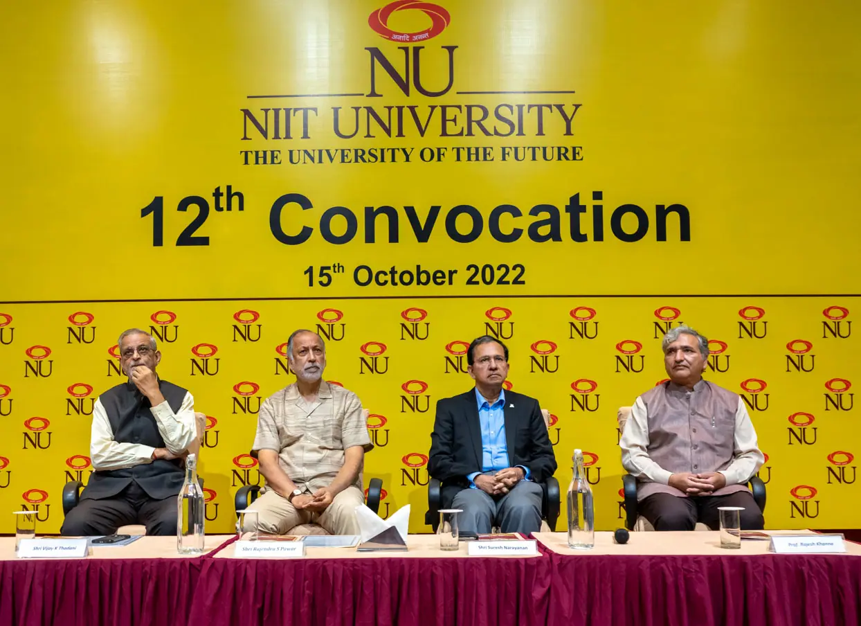 NIIT University holds its 12th Convocation Ceremony