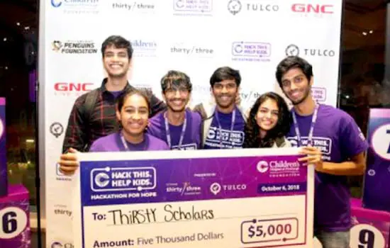 Student Achievement: Thirsty Scholars Won the Top Prize 