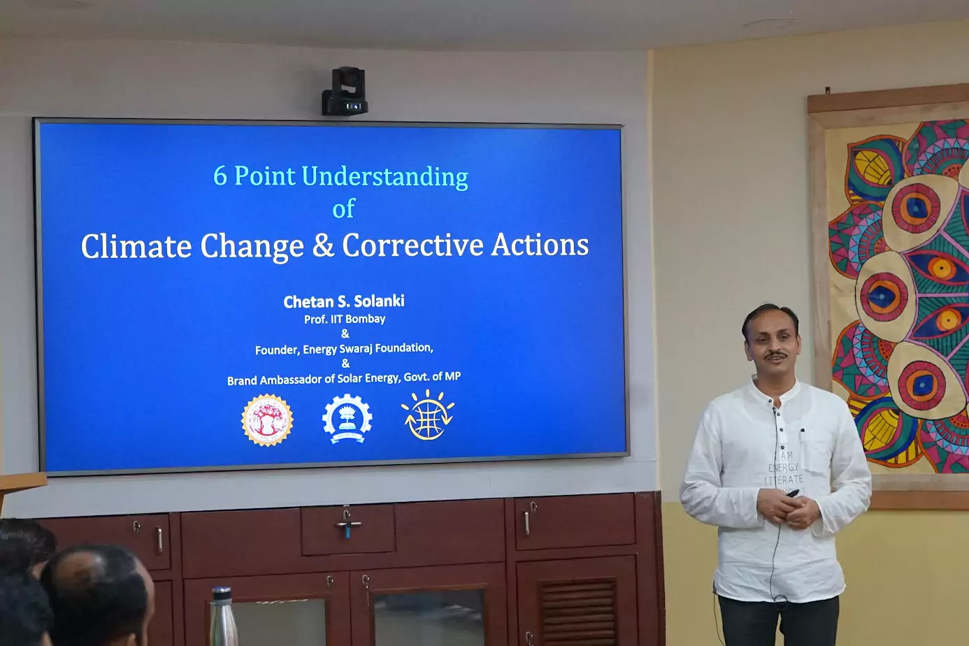 Invited Talk by IIT Bombay Prof Chetan Singh Solanki on Climate Change