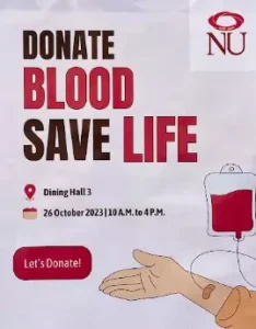 NIIT University organizes blood donation camp 2023