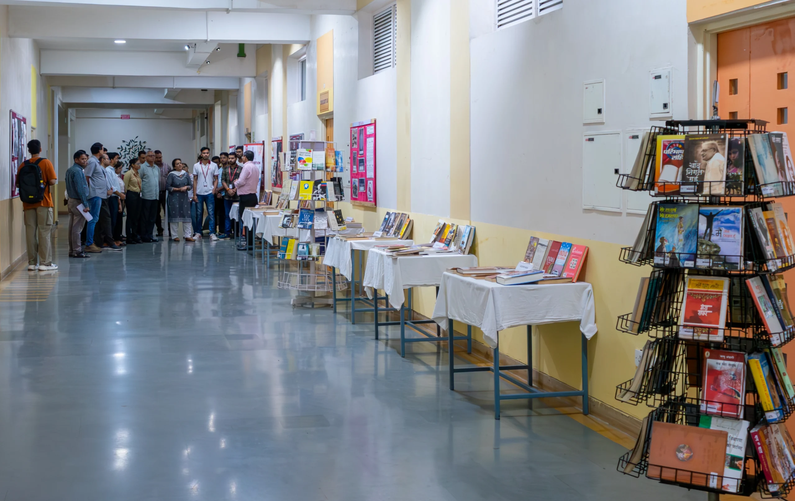 NU LIRC hosts a book exhibition on National Librarians Day