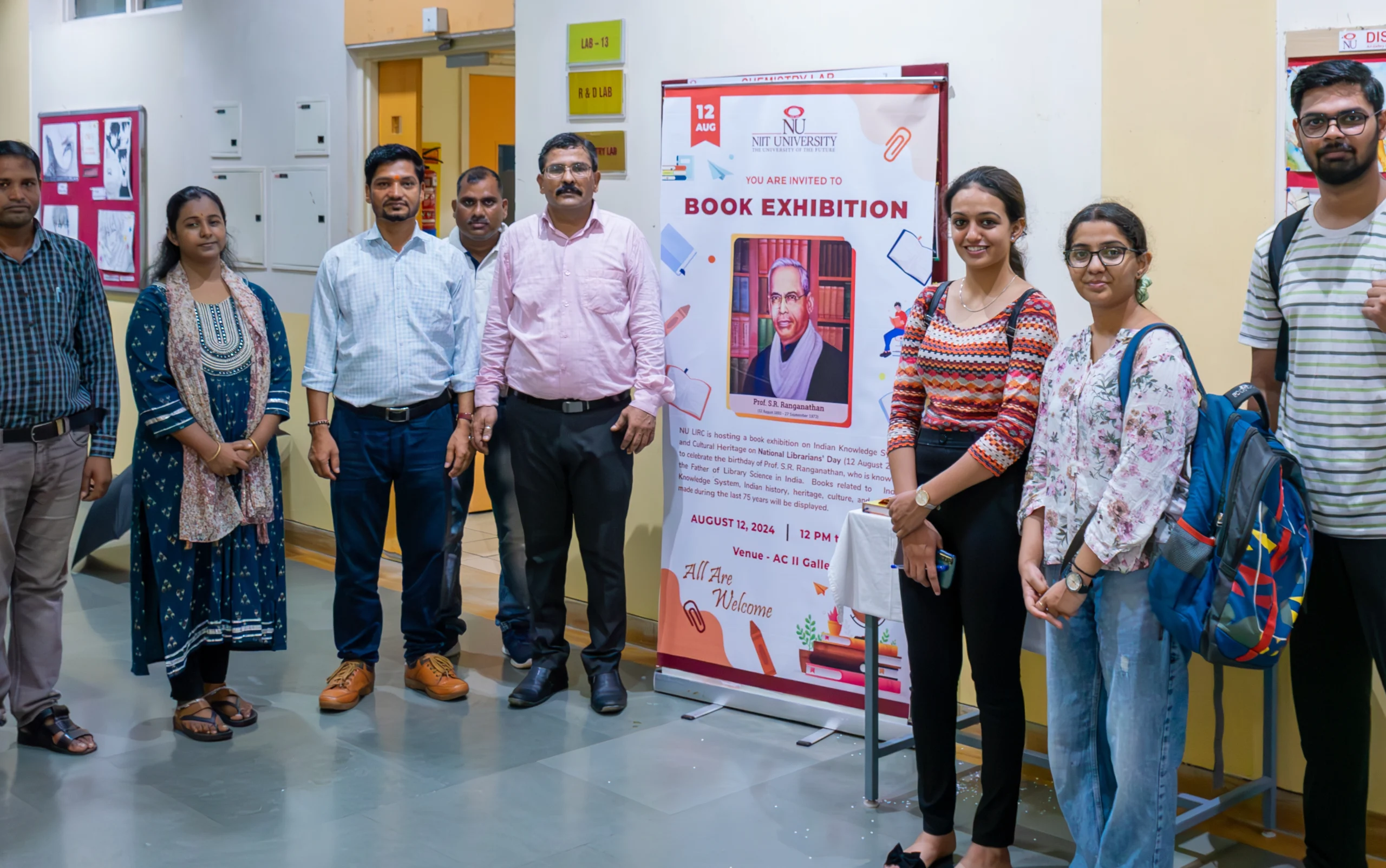 NU LIRC hosts a book exhibition on National Librarians Day