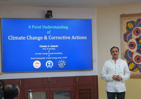 Invited Talk by IIT Bombay Prof Chetan Singh Solanki on Climate Change