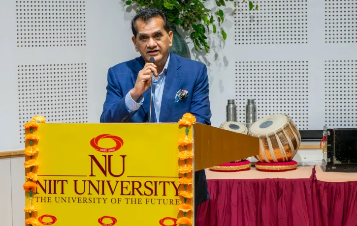 NIIT University hosts the 16th Annual Lecture by Amitabh Kant, G20 Sherpa and Former CEO NITI Aayog